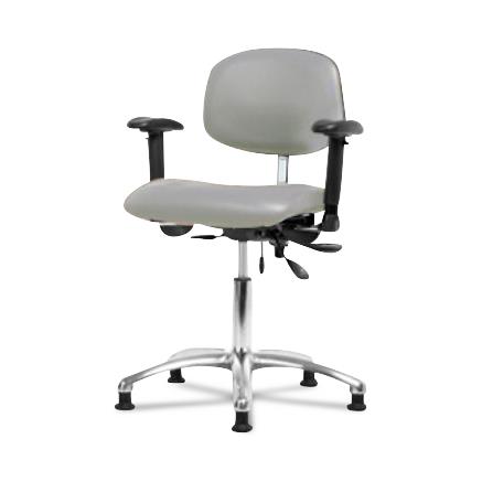 Eo2 Concepts Class 100 Desk-Height Cleanroom Chairs NCR-VDHCH-CR-T0-A1-RG-8567 1.0 Each-MDL-EOCNCRVDHC567