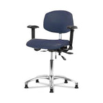 Eo2 Concepts Class 100 Desk-Height Cleanroom Chairs NCR-VDHCH-CR-T0-A1-RG-8582 1.0 Each-MDL-EOCNCRVDHC582