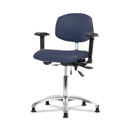Eo2 Concepts Class 100 Desk-Height Cleanroom Chairs NCR-VDHCH-CR-T0-A1-RG-8582 1.0 Each-MDL-EOCNCRVDHC582