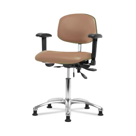 Eo2 Concepts Class 100 Desk-Height Cleanroom Chairs NCR-VDHCH-CR-T0-A1-RG-8584 1.0 Each-MDL-EOCNCRVDHC584