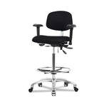 Eo2 Concepts Class 100 High Bench-Height Cleanroom Chairs NCR-VHBCH-CR-T0-A1-CF-CC-8540 1.0 Each-MDL-EOCNCVH1CC854