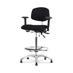 Eo2 Concepts Class 100 High Bench-Height Cleanroom Chairs NCR-VHBCH-CR-T1-A1-CF-RG-8540 1.0 Each-MDL-EOCNCVHA1G854