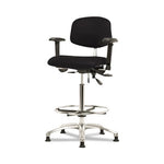 Eo2 Concepts Class 100 High Bench-Height Cleanroom Chairs NCR-VHBCH-CR-T0-A1-CF-RG-8540 1.0 Each-MDL-EOCNCVHC1G854