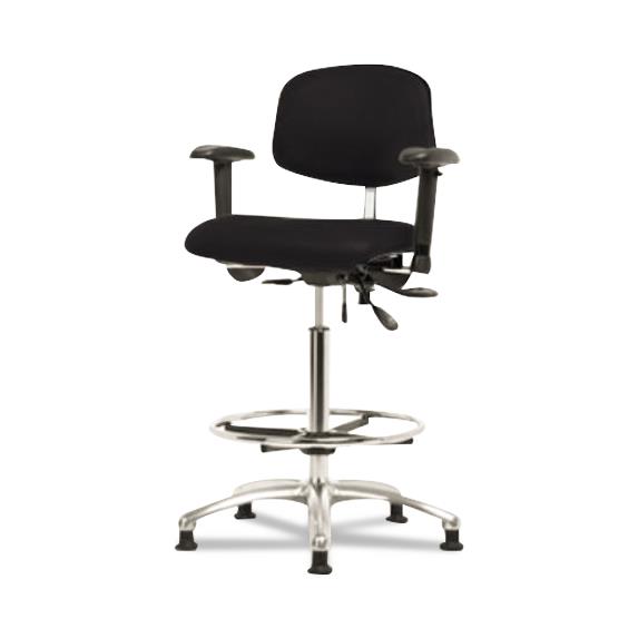 Eo2 Concepts Class 100 High Bench-Height Cleanroom Chairs NCR-VHBCH-CR-T0-A1-CF-RG-8540 1.0 Each-MDL-EOCNCVHC1G854