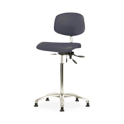 Eo2 Concepts Class 100 Cleanroom Medium Bench-Height Chairs NCR-VMBCH-CR-T1-A0-NF-RG-8582 1.0 Each-MDL-EOCNCVMBG8582