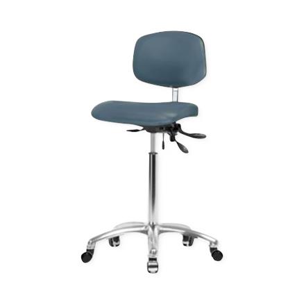 Eo2 Concepts Class 100 Cleanroom Medium Bench-Height Chairs NCR-VMBCH-CR-T1-A0-NF-CC-8546 1.0 Each-MDL-EOCNCVMCC8546