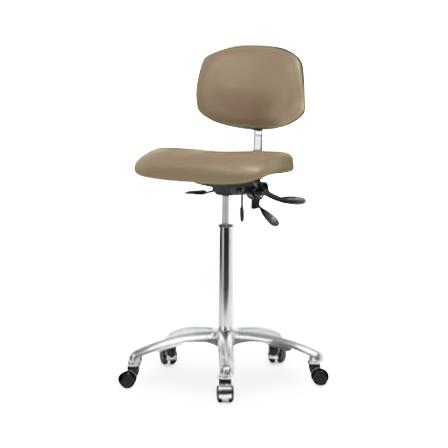 Eo2 Concepts Class 100 Cleanroom Medium Bench-Height Chairs NCR-VMBCH-CR-T1-A0-NF-CC-8584 1.0 Each-MDL-EOCNCVMCC8584