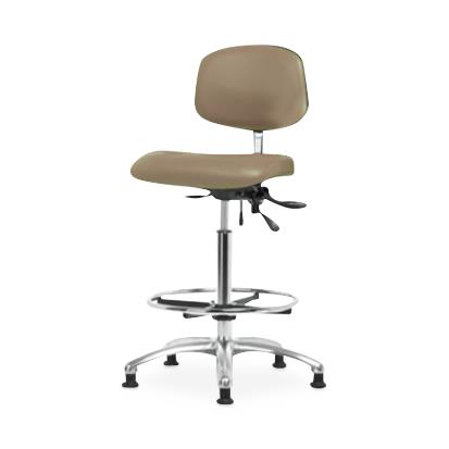 Eo2 Concepts Class 100 Cleanroom Medium Bench-Height Chairs NCR-VMBCH-CR-T0-A0-CF-RG-8584 1.0 Each-MDL-EOCNCVMCG8584