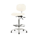 Eo2 Concepts Class 100 Cleanroom Medium Bench-Height Chairs NCR-VMBCH-CR-T1-A0-CF-RG-8501 1.0 Each-MDL-EOCNCVMT1A851