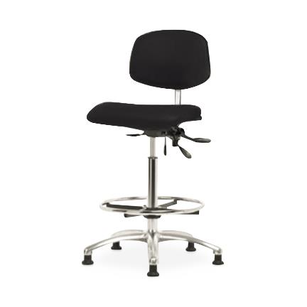 Eo2 Concepts Class 100 Cleanroom Medium Bench-Height Chairs NCR-VMBCH-CR-T1-A0-CF-RG-8540 1.0 Each-MDL-EOCNCVMT1A854