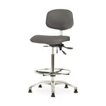 Eo2 Concepts Class 100 Cleanroom Medium Bench-Height Chairs NCR-VMBCH-CR-T1-A0-CF-RG-8605 1.0 Each-MDL-EOCNCVMT1A865