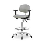 Eo2 Concepts Class 100 Cleanroom Medium Bench-Height Chairs NCR-VMBCH-CR-T1-A1-CF-CC-8567 1.0 Each-MDL-EOCNVM1A18567