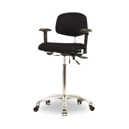 Eo2 Concepts Class 100 Cleanroom Medium Bench-Height Chairs NCR-VMBCH-CR-T0-A1-NF-CC-8540 1.0 Each-MDL-EOCNVM1N854