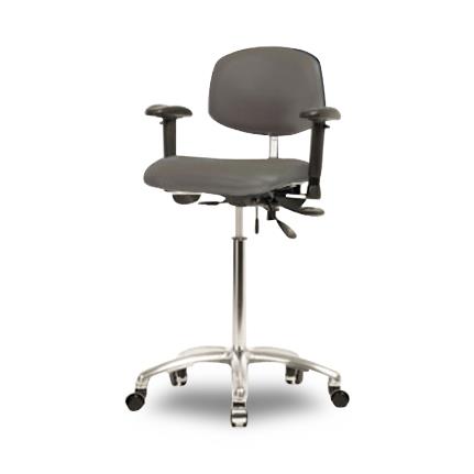 Eo2 Concepts Class 100 Cleanroom Medium Bench-Height Chairs NCR-VMBCH-CR-T0-A1-NF-CC-8605 1.0 Each-MDL-EOCNVM1N865