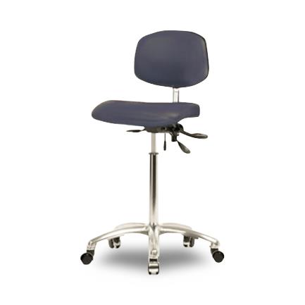 Eo2 Concepts Class 100 Cleanroom Medium Bench-Height Chairs NCR-VMBCH-CR-T0-A0-NF-CC-8582 1.0 Each-MDL-EOCNVMN8582