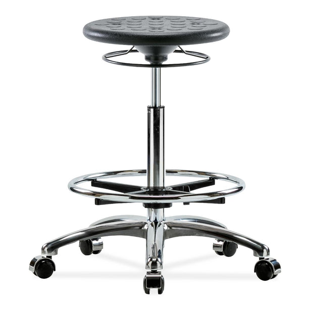 E Com Seatin, Inc. Huron High Bench-Height Stools IPHBSO-CR-CF-CC-BLK 1.0 Each-MDL-EOCOCRCFCCBLK