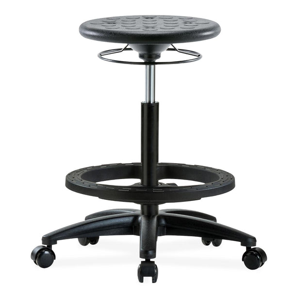 E Com Seatin, Inc. Huron High Bench-Height Stools IPHBSO-RG-BF-RC-BLK 1.0 Each-MDL-EOCORGBFRCBLK