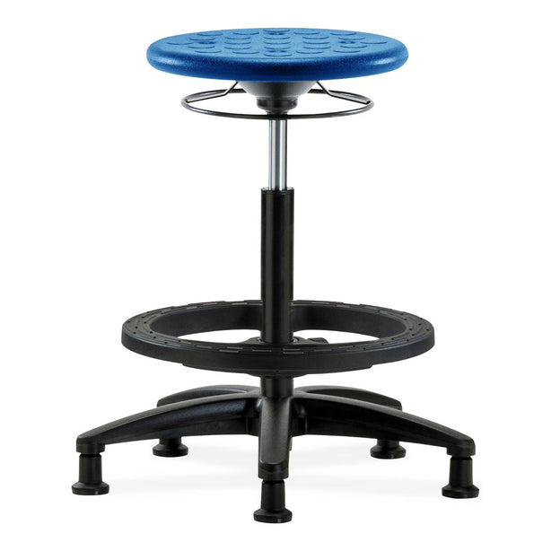 E Com Seatin, Inc. Huron High Bench-Height Stools IPHBSO-RG-BF-RG-BLK 1.0 Each-MDL-EOCORGBFRGBLK