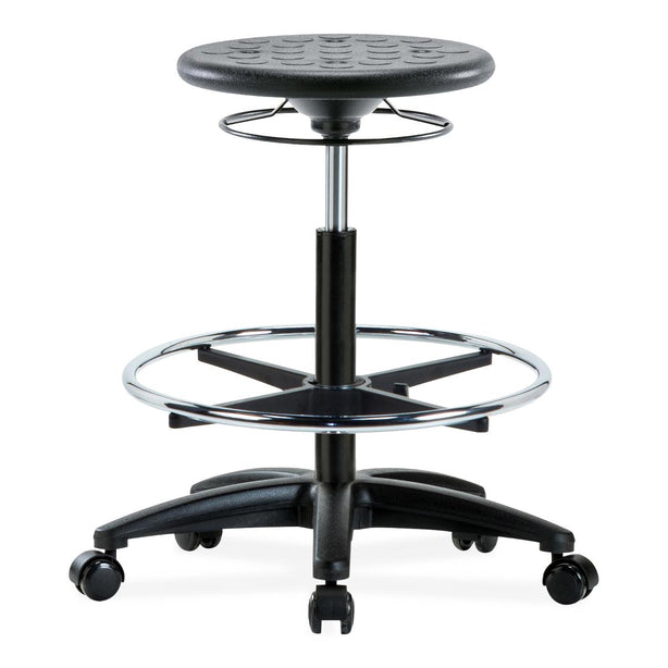 E Com Seatin, Inc. Huron High Bench-Height Stools IPHBSO-RG-CF-RC-BLK 1.0 Each-MDL-EOCORGCFRCBLK
