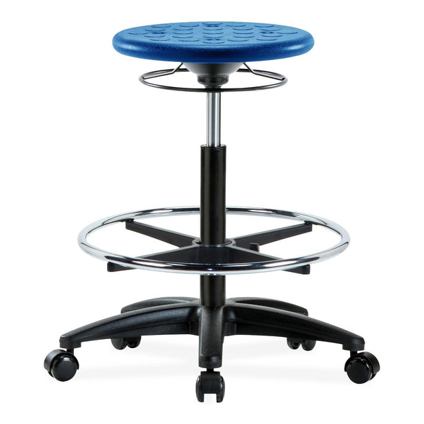 E Com Seatin, Inc. Huron High Bench-Height Stools IPHBSO-RG-CF-RC-BLU 1.0 Each-MDL-EOCORGCFRCBLU