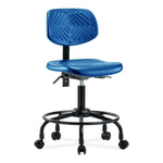 E Com Seatin, Inc. Polyurethane Desk-Height Chairs PDHCH-RT-T1-A0-RC-BLU 1.0 Each-MDL-EOCPD1A0RCBLU