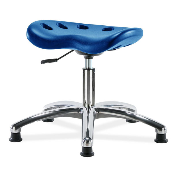 E Com Seatin, Inc. Polyurethane Tractor Desk-Height Stools PTDHSL-CR-RG-BLU 1.0 Each-MDL-EOCPDSLCRRGBU