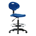 E Com Seatin, Inc. Erie High Bench-Height Chairs TPHBCH-RG-A0-CF-RC-BLU 1.0 Each-MDL-EOCPG0CFRCBLU