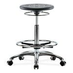 E Com Seatin, Inc. Huron Class 10 Clean Room High Bench-Height Stools CLR-IPHBSO-CR-CF-CC-BLK 1.0 Each-MDL-EOCPHBCFCCBLK