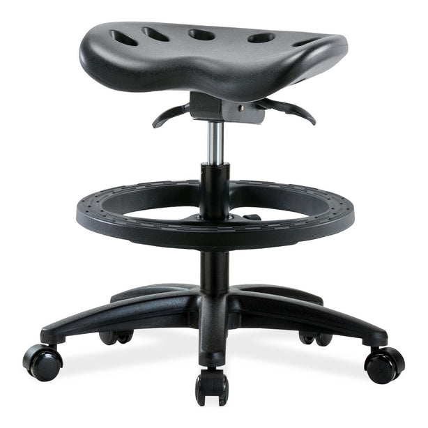 Polyurethane Tractor Stools - PTMBSO-RG-BF-RC-BLK - 1 Each - MDL-EOCRGBFRCBLK