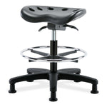 Polyurethane Tractor Stools - PTMBSO-RG-CF-RG-BLK - 1 Each - MDL-EOCRGCFRGBLK