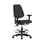 E COM SEATIN, INC. Ecom Vinyl Desk-Height Stools VDHSO-RG-RC-8540 1 Each - MDL-EOCRGRC8540