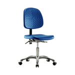E Com Seatin, Inc. Polyurethane Desk-Height Chairs PDHCH-MB-CR-T1-A0-CC-BLU 1.0 Each-MDL-EOCRT1A0CCBLU