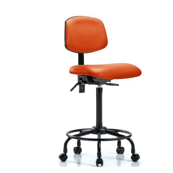 E Com Seatin, Inc. Andwin Vinyl High Bench-Height Chairs VHBCH-RT-T0-A1-RC-8613 - 1.0 Each