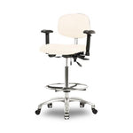 Eo2 Concepts Class 100 Cleanroom Medium Bench-Height Chairs NCR-VMBCH-CR-T1-A1-CF-CC-8501 1.0 Each-MDL-EOCRVMBCA181
