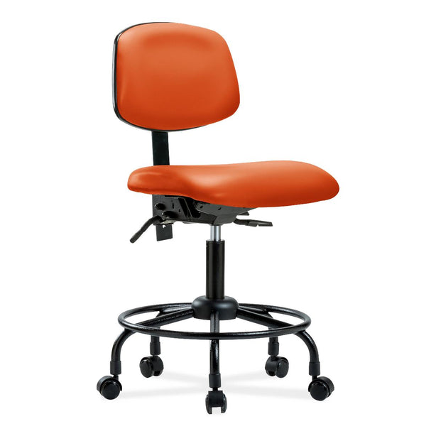 E Com Seatin, Inc. E Com Seating Desk-Height Chairs with Round Tube Base VDHCH-RT-T1-A0-RC-8613 1.0 Each-MDL-EOCT1A0RC8613