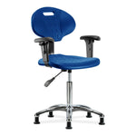 E Com Seatin, Inc. Erie Medium Bench-Height Chairs TPMBCH-CR-A1-NF-RG-BLU 1.0 Each-MDL-EOCTMBRAFGBLU