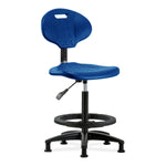 E Com Seatin, Inc. Erie High Bench-Height Chairs TPHBCH-RG-A0-BF-RG-BLU 1.0 Each-MDL-EOCTPRGARGBLU