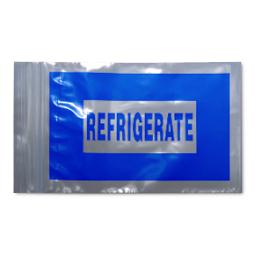Elkay Plastics Co F20406BREF Reclosable Refrigerate Bag, Blue, 2 mil Thick, 4" x 6" - MDL-EPC20406BREF - 1000 Each