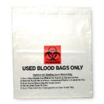 Elkay Plastics Co Used-Blood Used Blood Transport Bag, 2 mil Thick, 10" x 10" - EPC20F1010UB