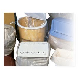 Linear Low-Density Polyethylene Trash Can Liner, White, 10 microns, 13" x 4" x 17", 4 to 7 gal., Elkay Low Density - ALL18BG - 1000 Each