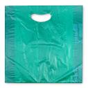 Elkay Plastics Co HDPE Merchandise Bag with Die-Cut Handles, 0.7 mil Thick, 16" x 4" x 24", Teal Green - EPCCH24TG