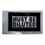 Elkay Plastics Co Seal Top F20406MBD Must Be Diluted Reclosable Bag, 2 mil Thick, 4" x 6" - MDL-EPCF20406MBD - 1000 Each