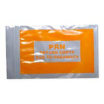 Elkay Plastics Co Orange Reclosable Standard PRN Message Bag, 2 mil, 4" x 6" - F20406OPRN - 1000 Each