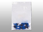 Elkay Plastics Co Sealed Clear Line Write-On Reclosable Bag with White Block, 2 mil Thick, 6" x 9" - F20609W - 1000 Each