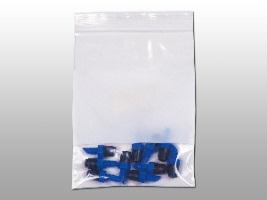 Elkay Plastics Co Sealed Clear Line Write-On Reclosable Bag with White Block, 2 mil Thick, 9" x 12" - F20912W - 1000 Each