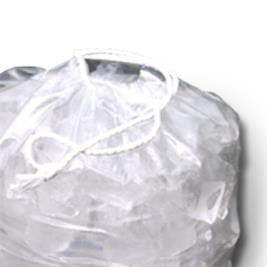 Elkay Plastics Co Printed Metallocene Ice Bag With Drawstring Closure, 10 lb., 12" x 19", 1.35 mil Thick - EPCH19PDS