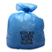 Elkay Plastics Co Inc Elkay Blue Soiled Linen Bag HD33BE - 250.0 Each