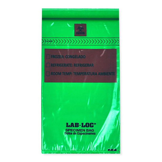 Elkay Lab Loc Biohazard Specimen Bags - LABZ69GR - 1000 Each - MDL-EPCLABZ69GR
