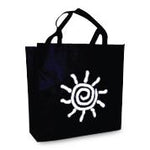 Elkay Plastics Co Non-Woven Nonwoven Polypropylene Bag, Black / White, 80GSM, 16 x 6" x 12" - NW166126 - 100 Each