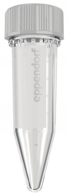 Eppendorf Tubes 5.0mL With Screw Cap, Sterile, Pyrogen-, DNAse-, Rnase-, and DNA-Free, 200 Pcs., North America 5ml - 0030122321 - 200 Each